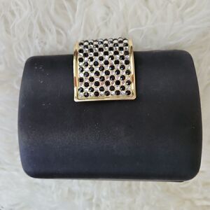Clutch with Rhinestone Closure